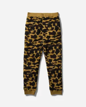 1st Camo Boa Sweatpants Yellow