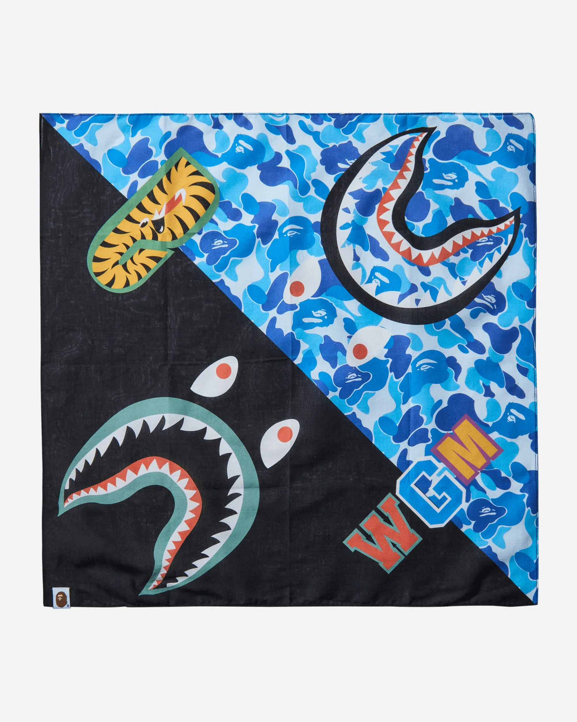 ABC Shark Bandana Blue