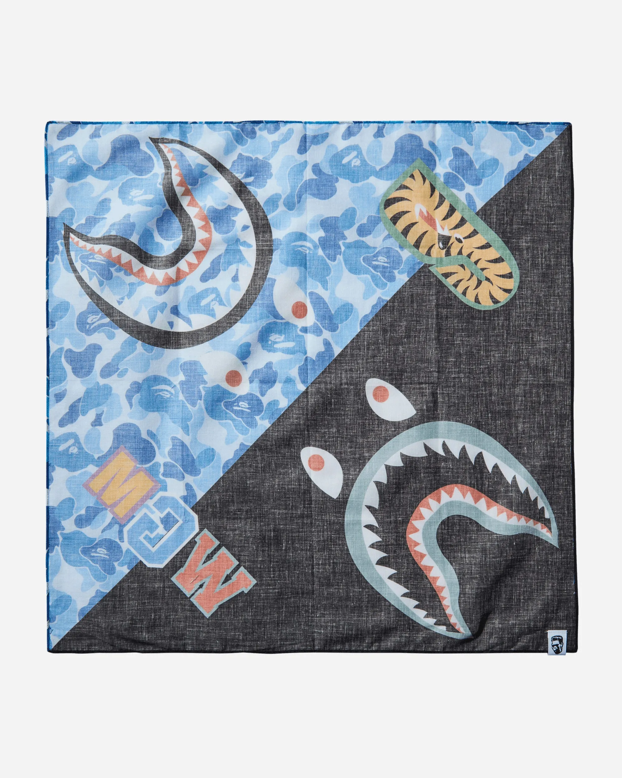 ABC Shark Bandana Blue