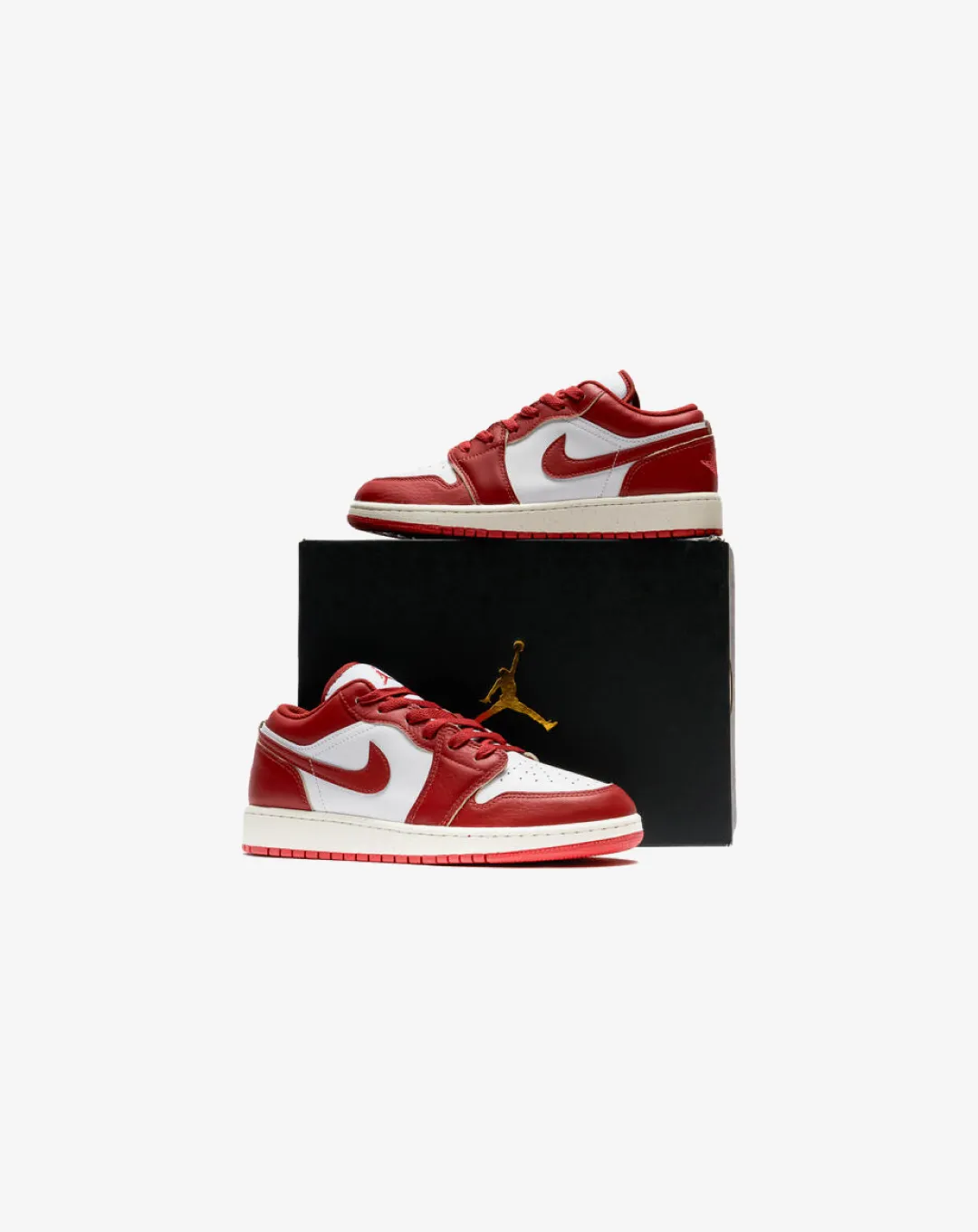 Air Jordan 1 Low 'Gym Red/White Sneakers
