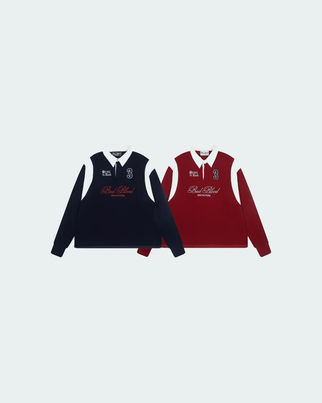 BAD BLOOD Saint Blood Rugby Sweatshirt