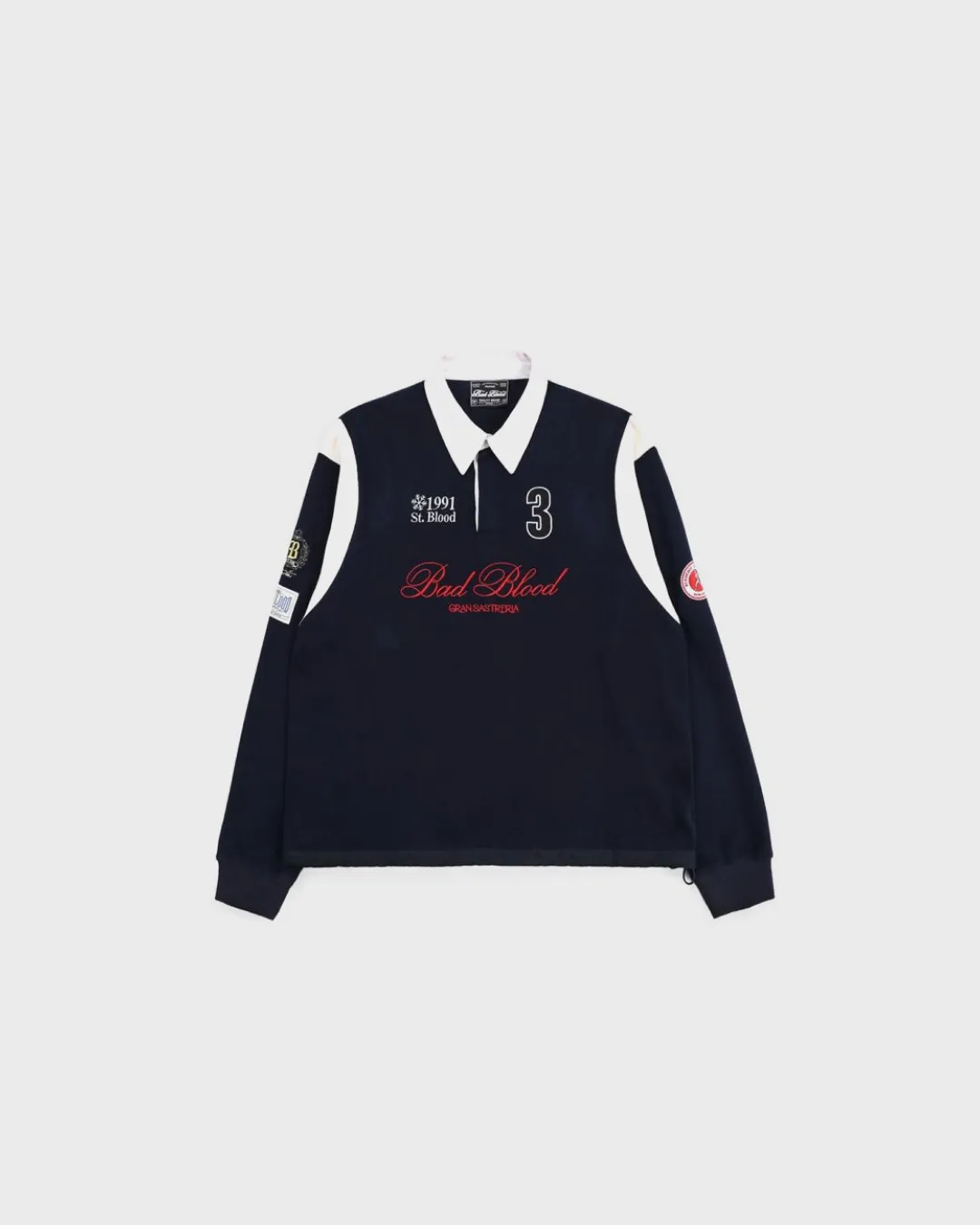 BAD BLOOD Saint Blood Rugby Sweatshirt