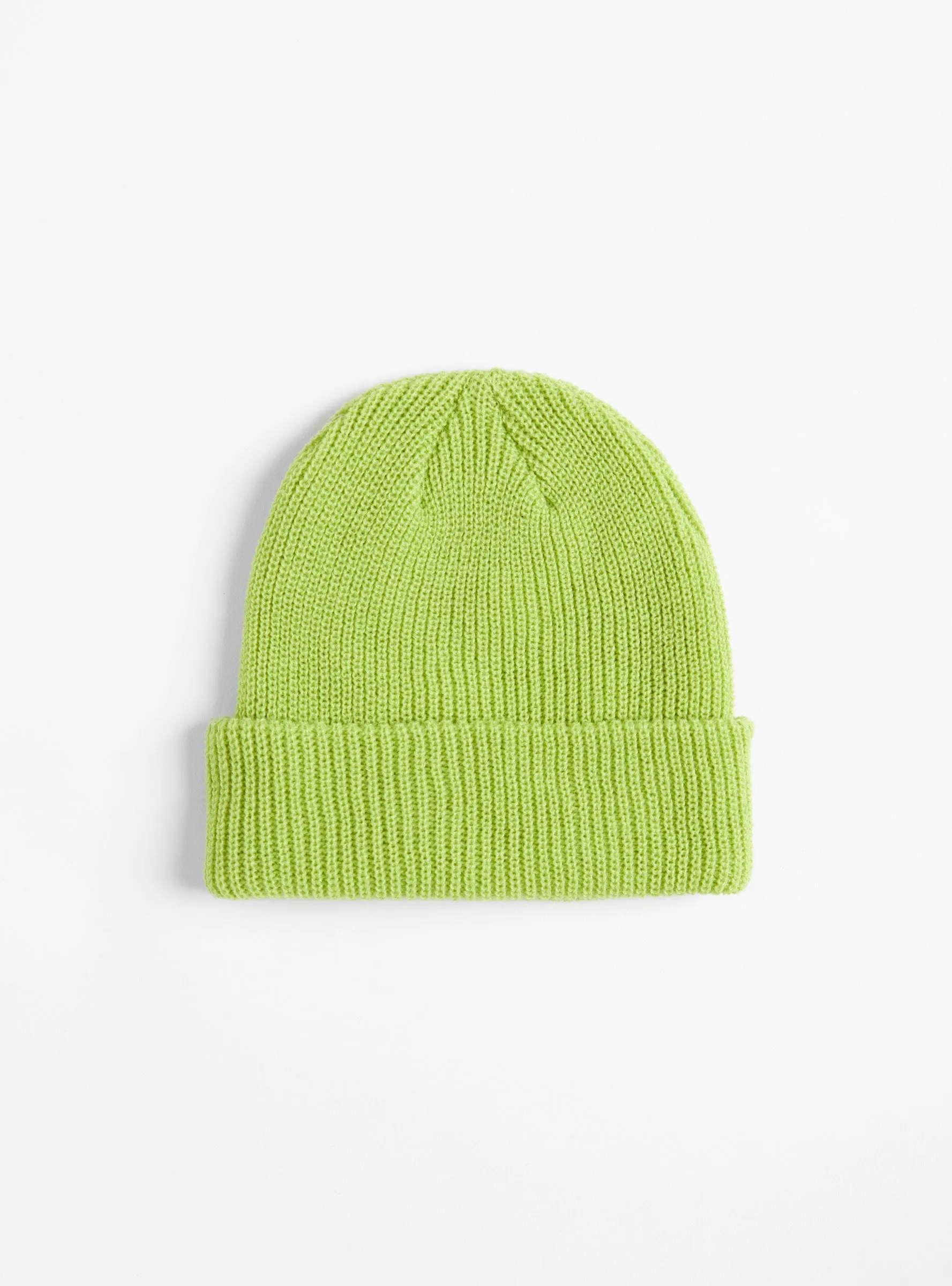 Basic Cuff Beanie Green Apple