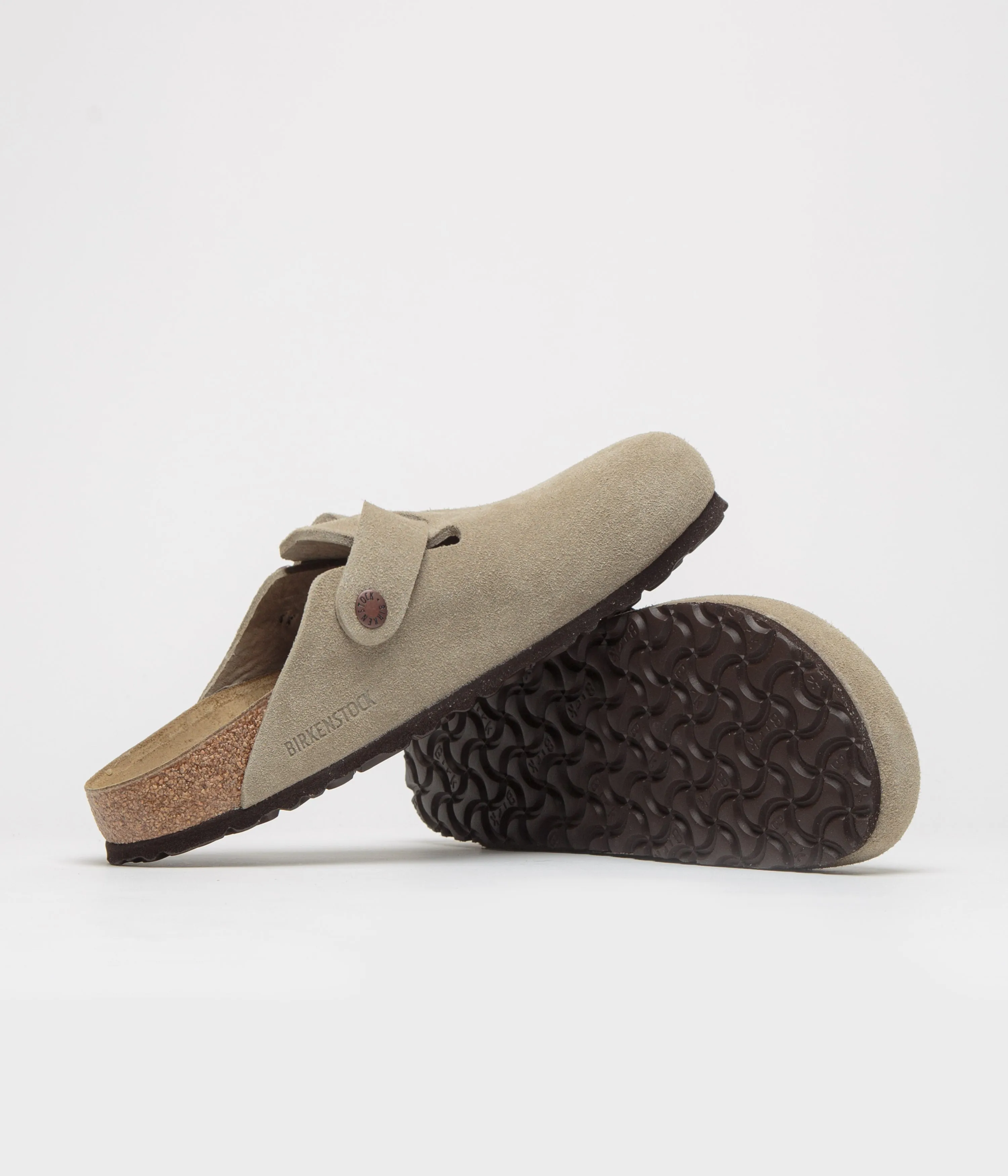 Birkenstock Boston Narrow Sandals - Taupe