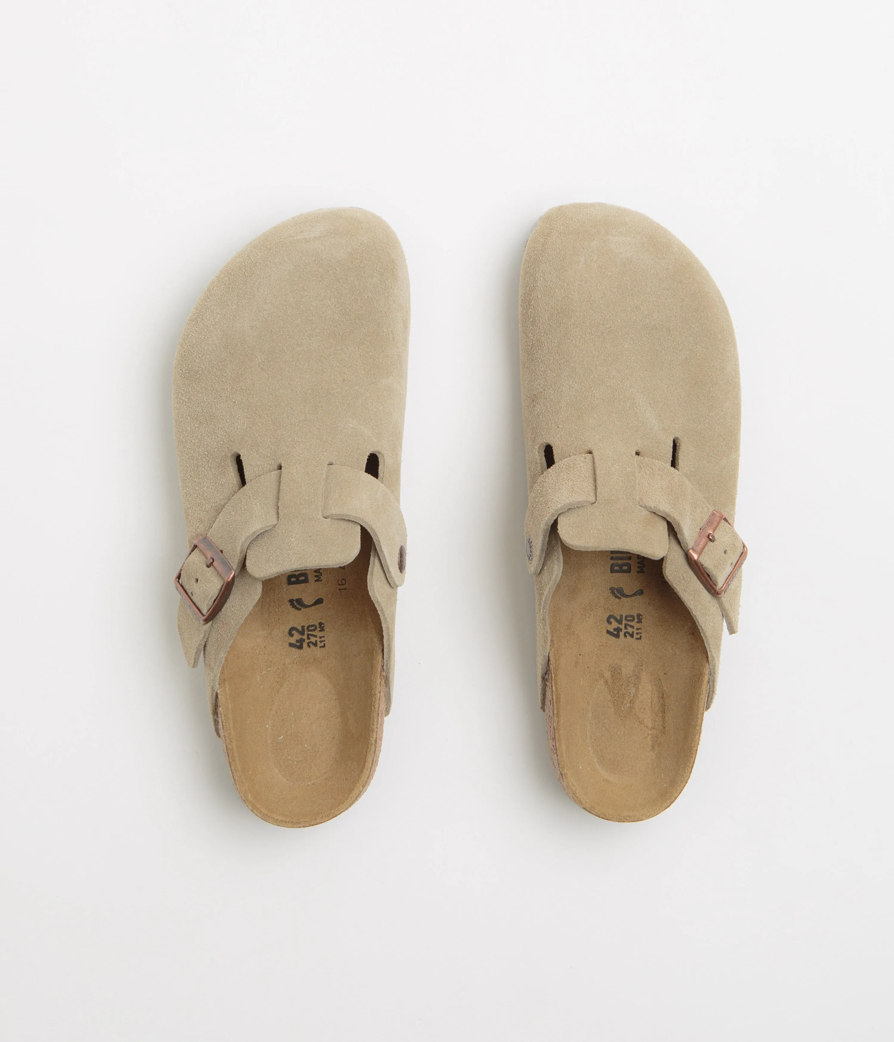 Birkenstock Boston Narrow Sandals - Taupe