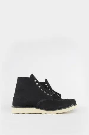 BLENDS X RED WING 6 ROUND TOE BLACK SUEDE