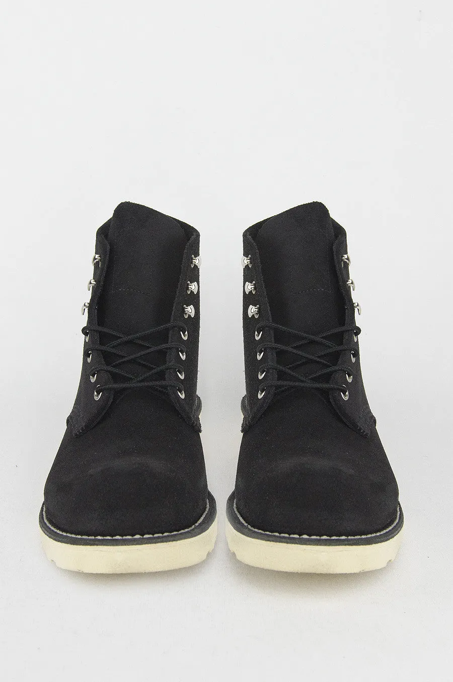 BLENDS X RED WING 6 ROUND TOE BLACK SUEDE