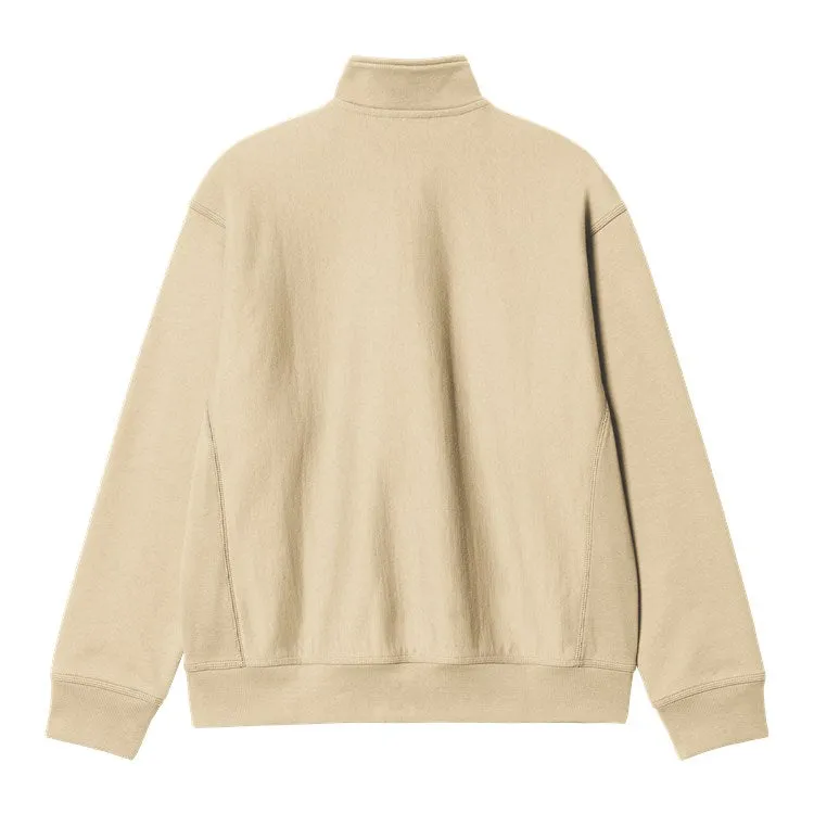 CARHARTT WIP HALF ZIP AMERICAN SCRIPT SWEAT | SUDADERA CON MEDIA CREMALLERA Y CUELLO ALTO