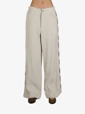 COMMUNS - Women High Waist Straight Casual Pants