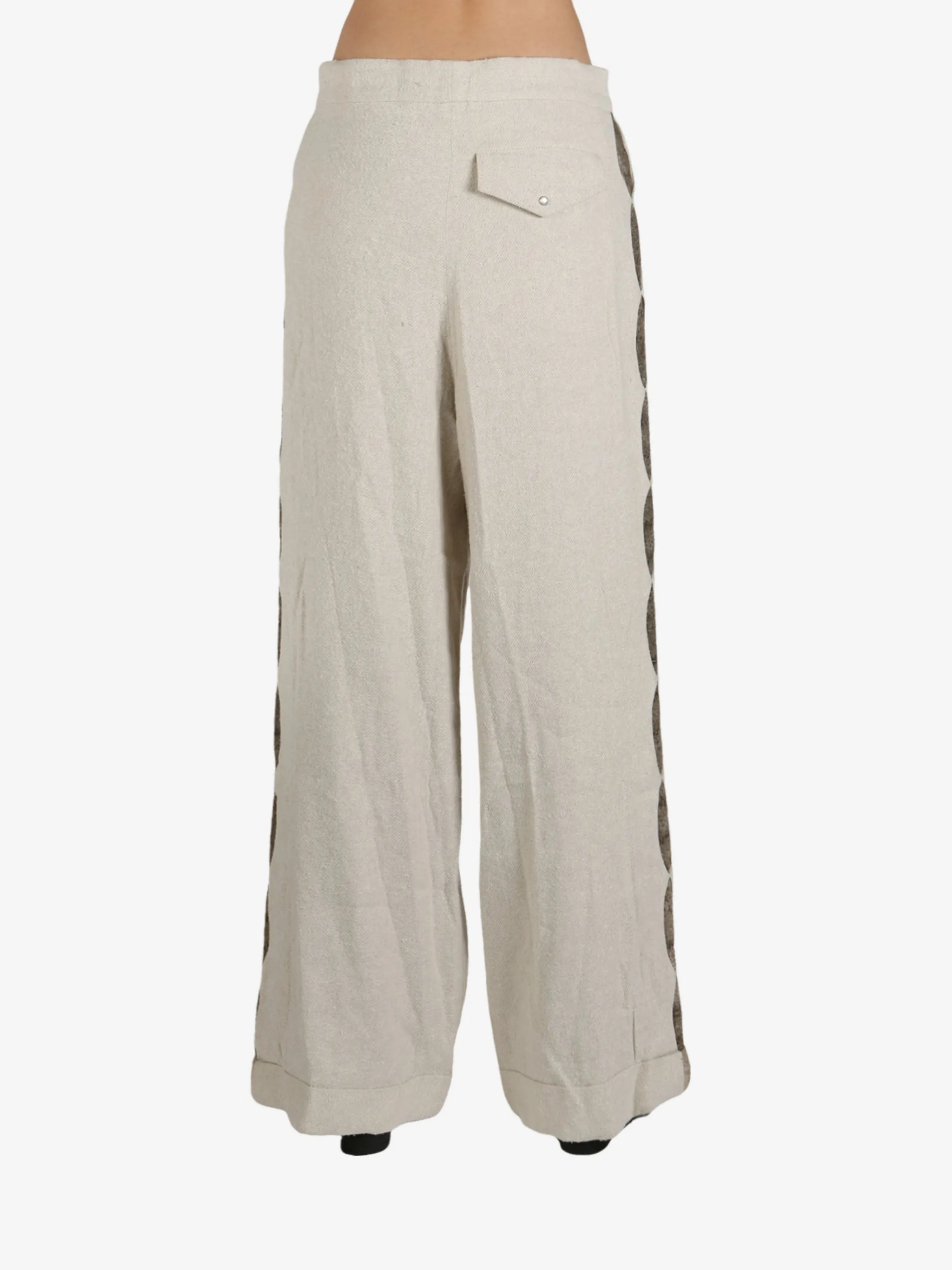 COMMUNS - Women High Waist Straight Casual Pants