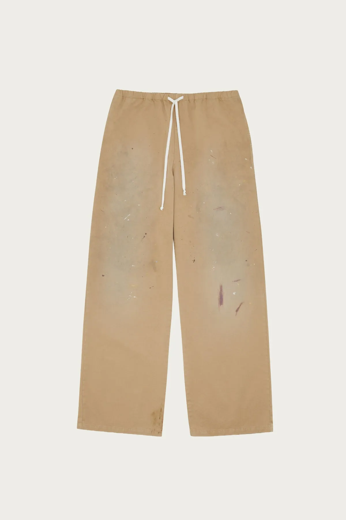 Cotton Trousers - Sand Beige