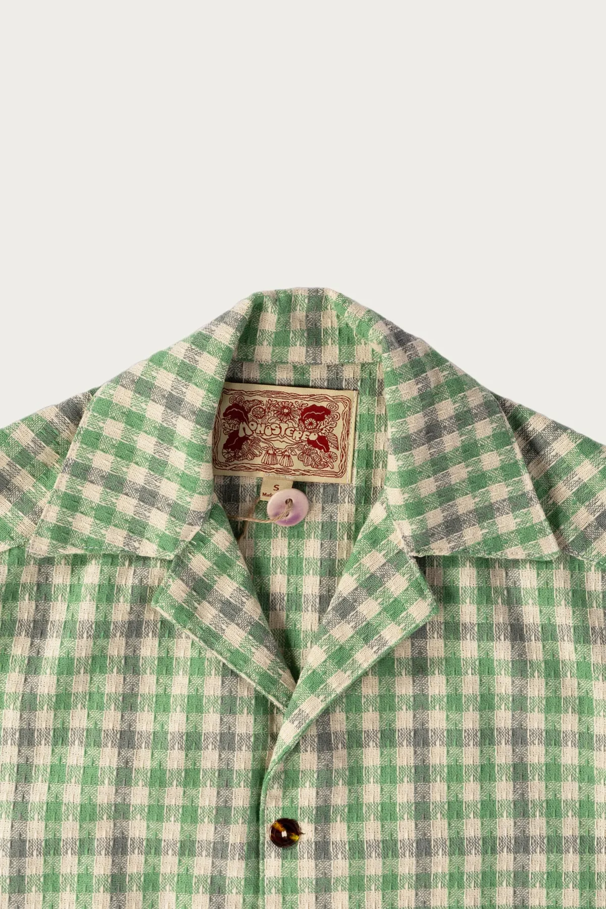 Curtain Check Camp Shirt - Green