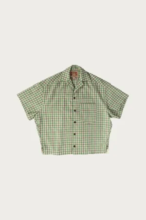 Curtain Check Camp Shirt - Green