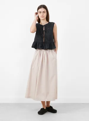 Dotty Embroidered Blouse Black