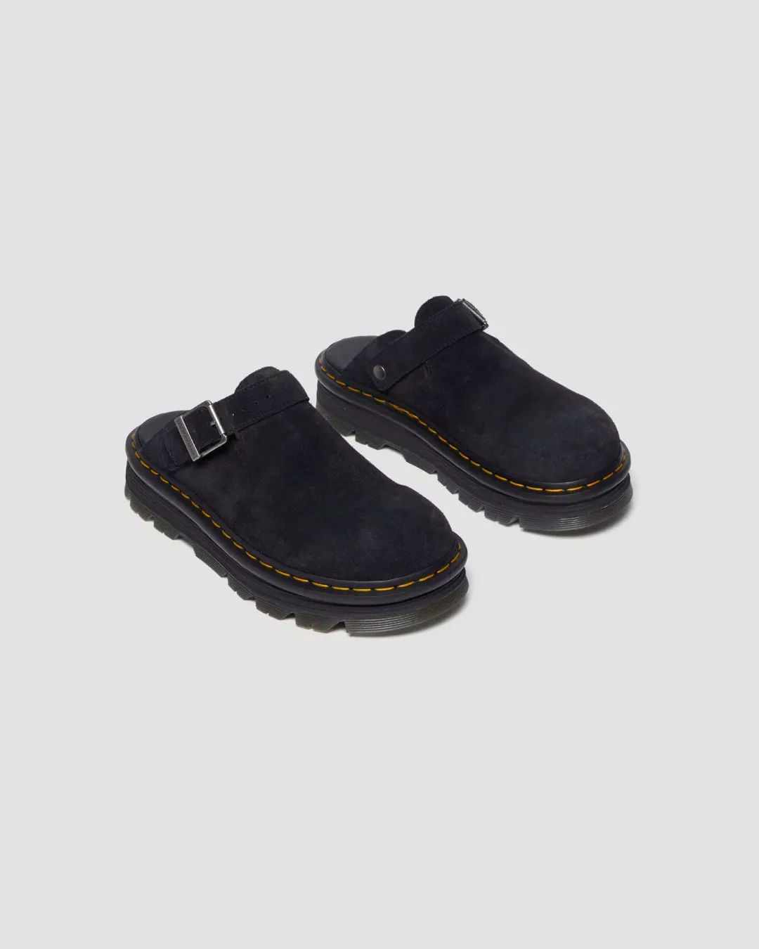 Dr. Martens Zebzag Suede Casual Slingback Platform Mules  2 Colorways