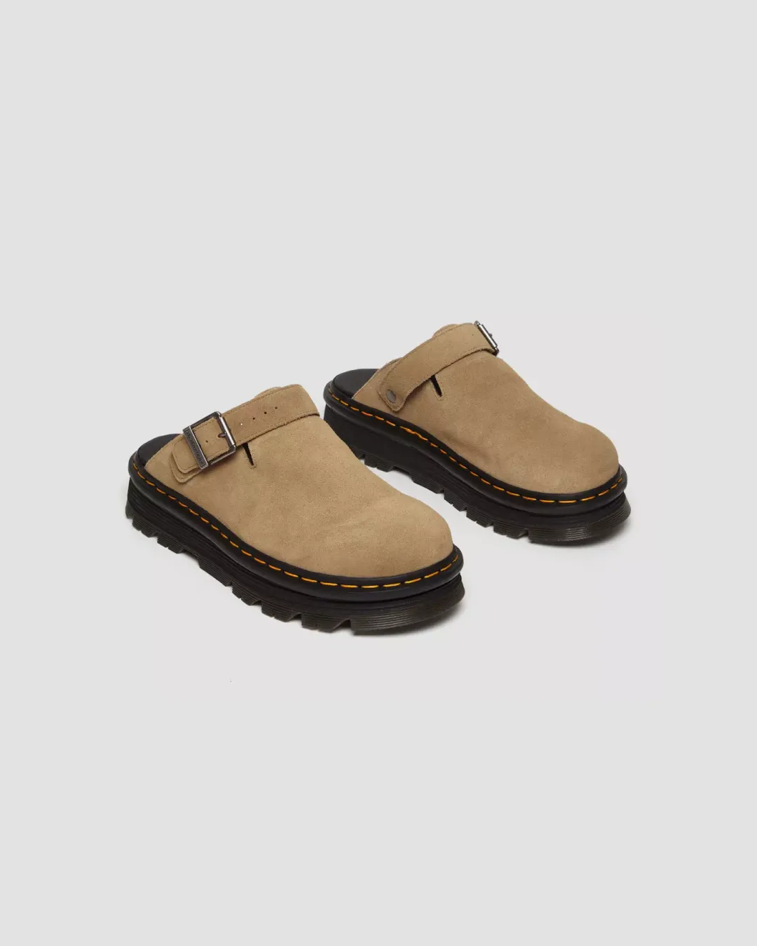 Dr. Martens Zebzag Suede Casual Slingback Platform Mules  2 Colorways