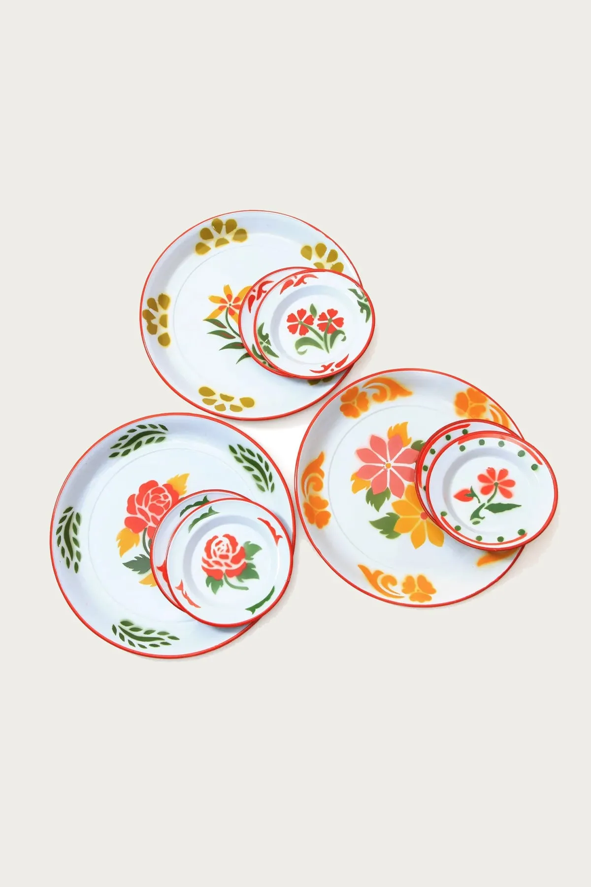 Enamel Serving Set
