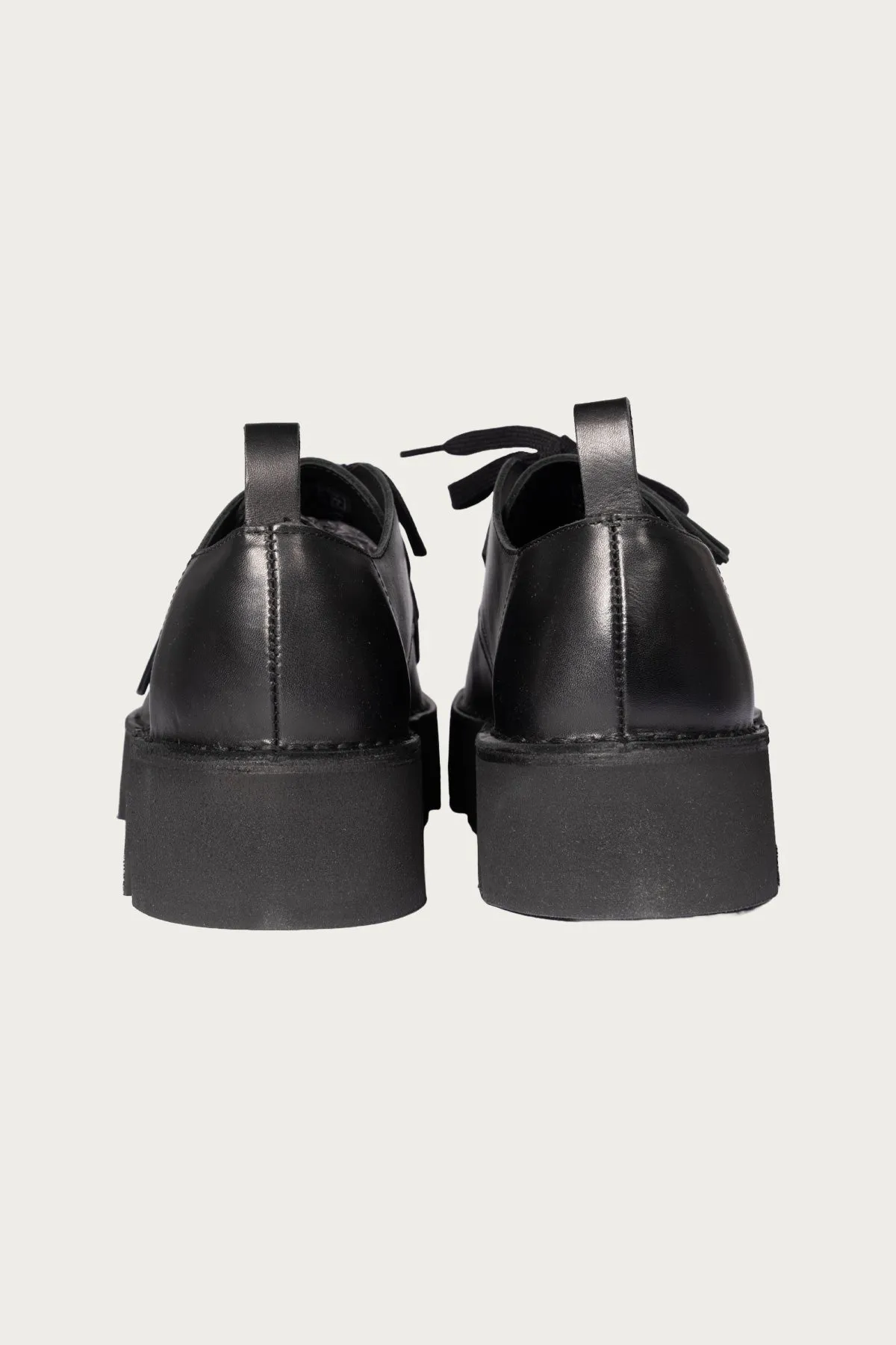 Engineered Garments x Clarks Desert Khan - Black Smooth