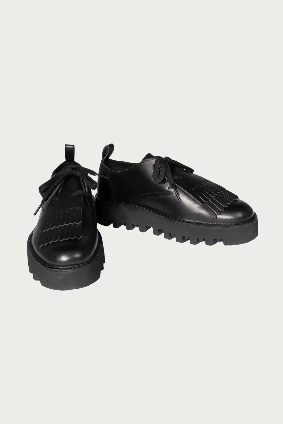 Engineered Garments x Clarks Desert Khan - Black Smooth