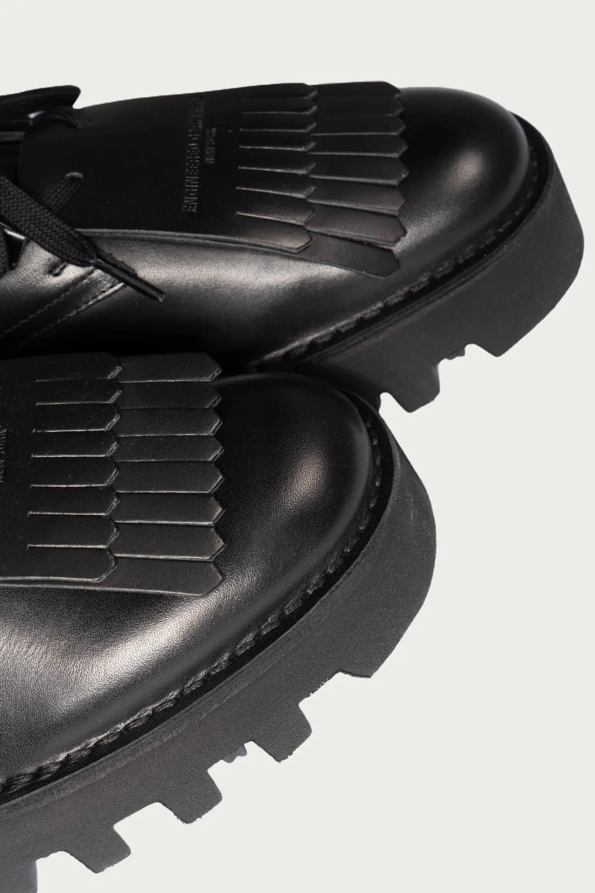 Engineered Garments x Clarks Desert Khan - Black Smooth