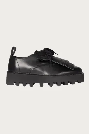 Engineered Garments x Clarks Desert Khan - Black Smooth