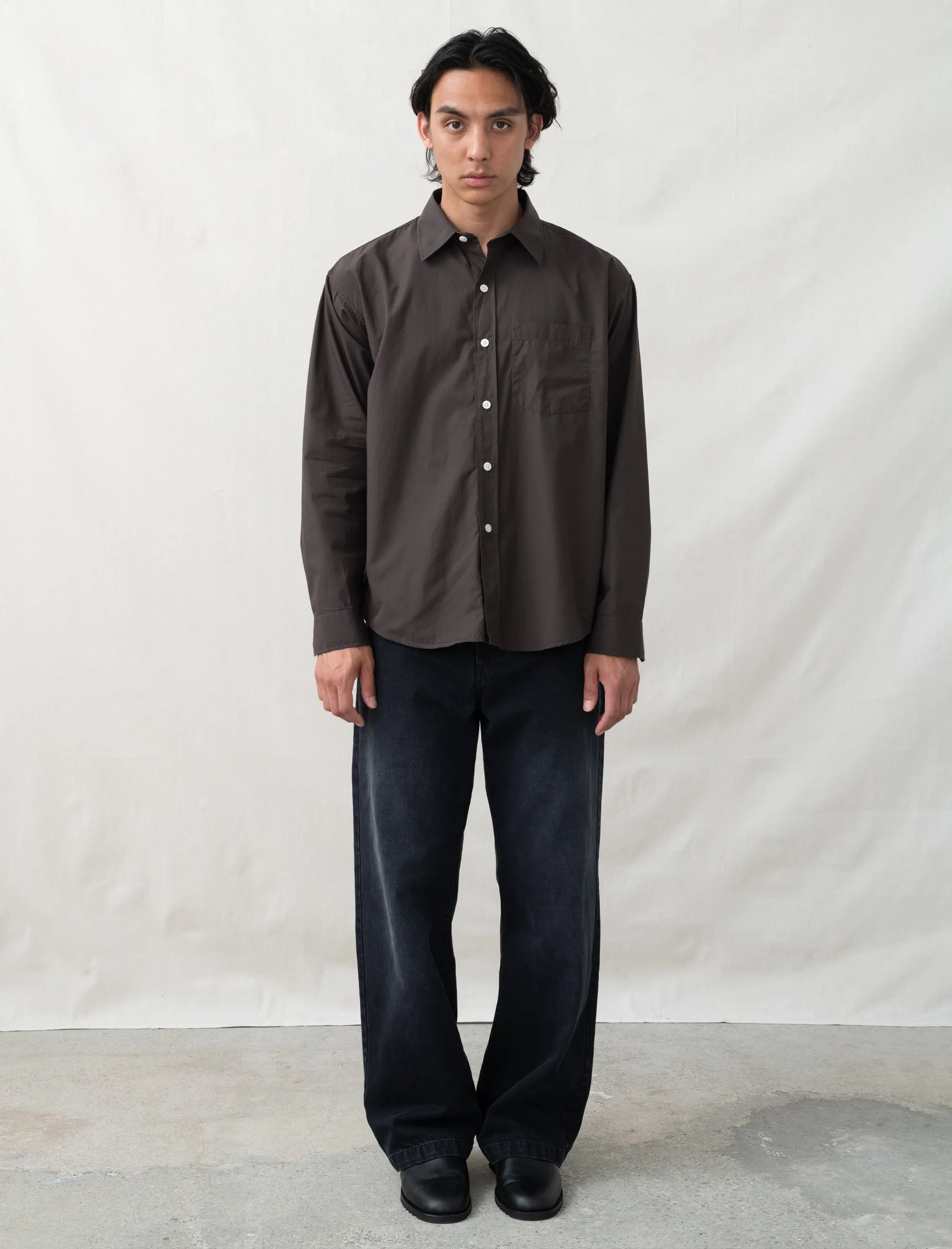 Executive Shirt (Washed Brown)