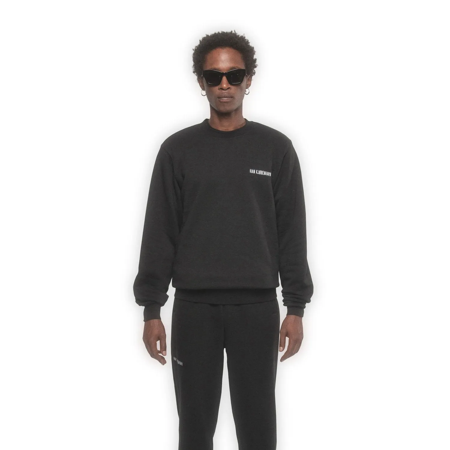 Han Kjbenhavn Men Casual Crew Black 40001-10
