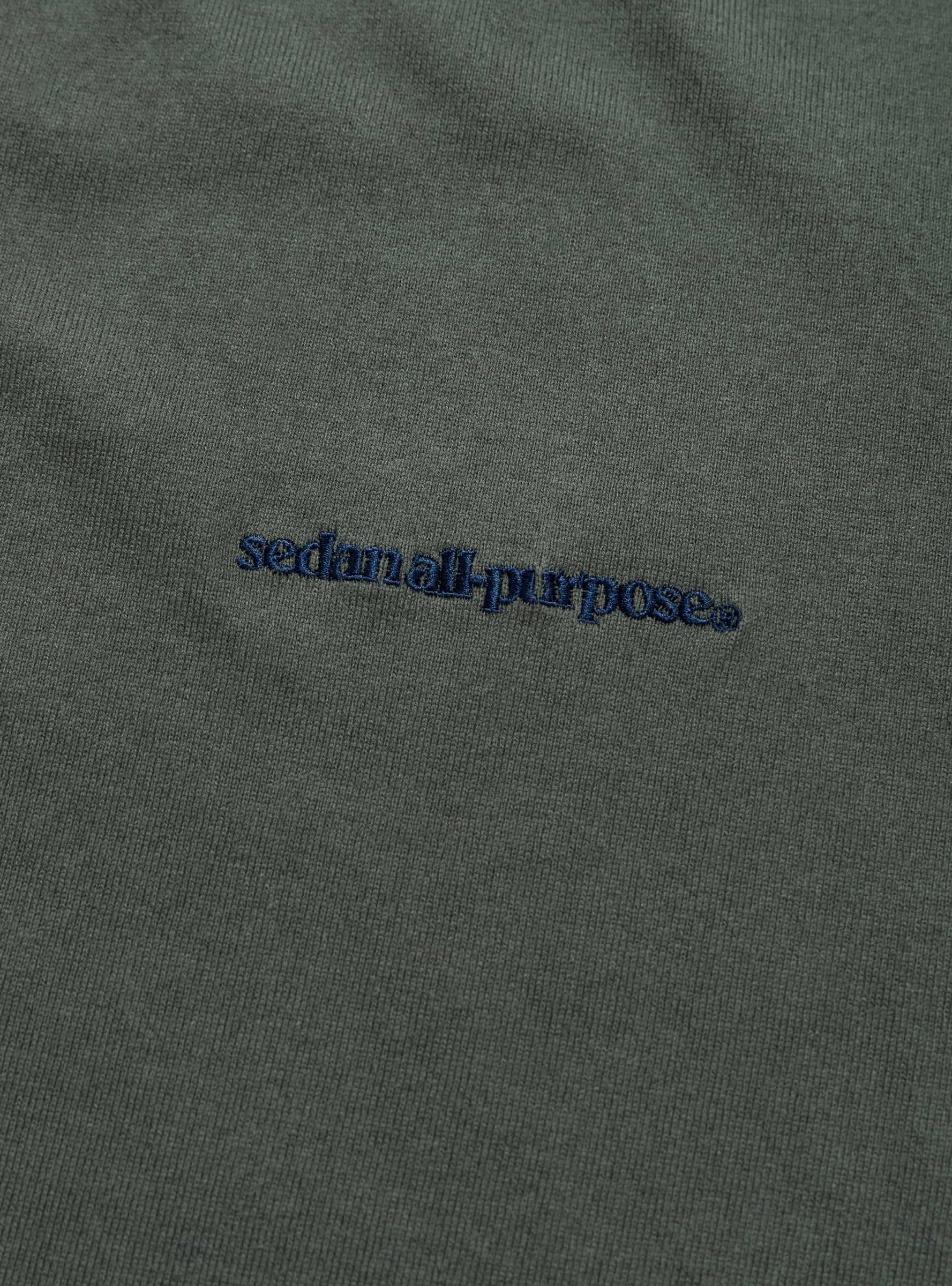 Henleyneck Baseball Tee Charcoal and Navy