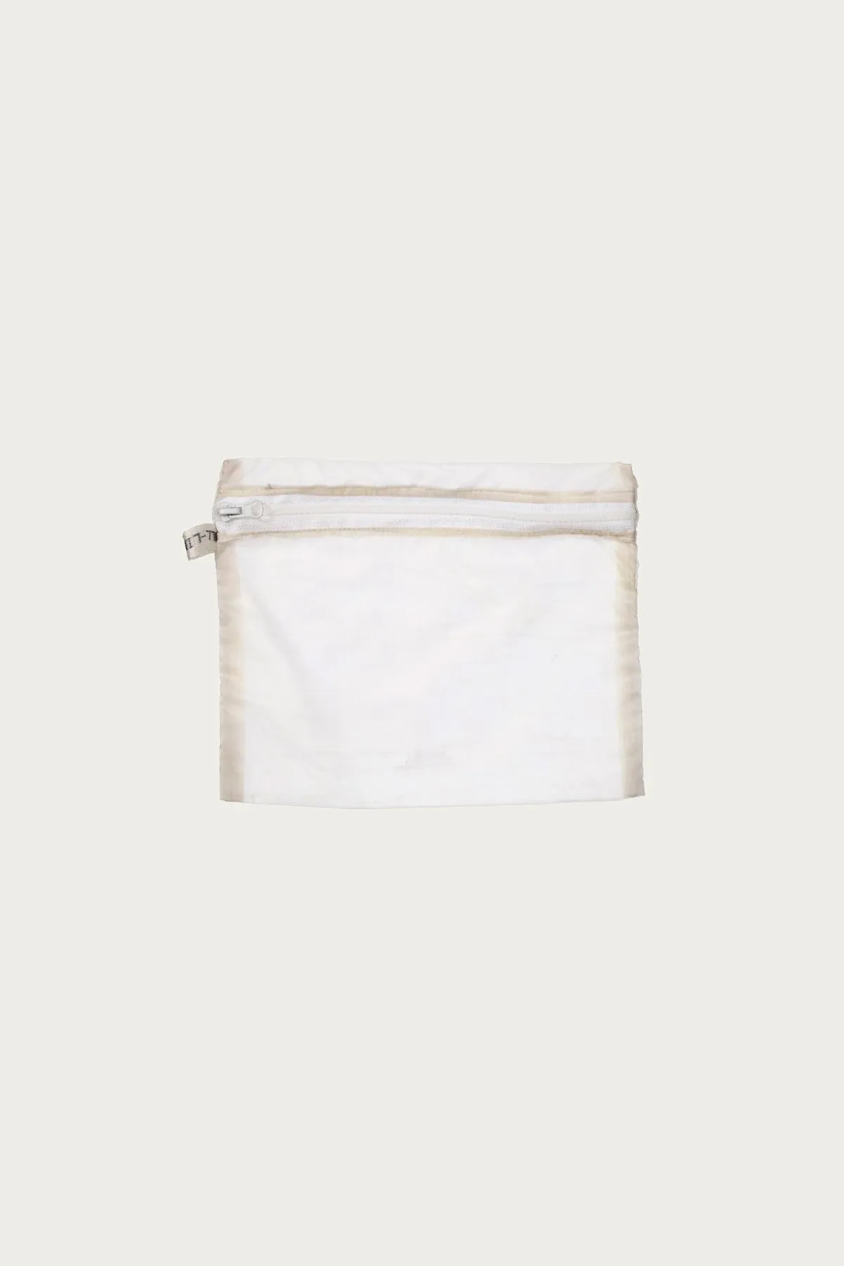 Large Vintage Parachute Light Pouch - White