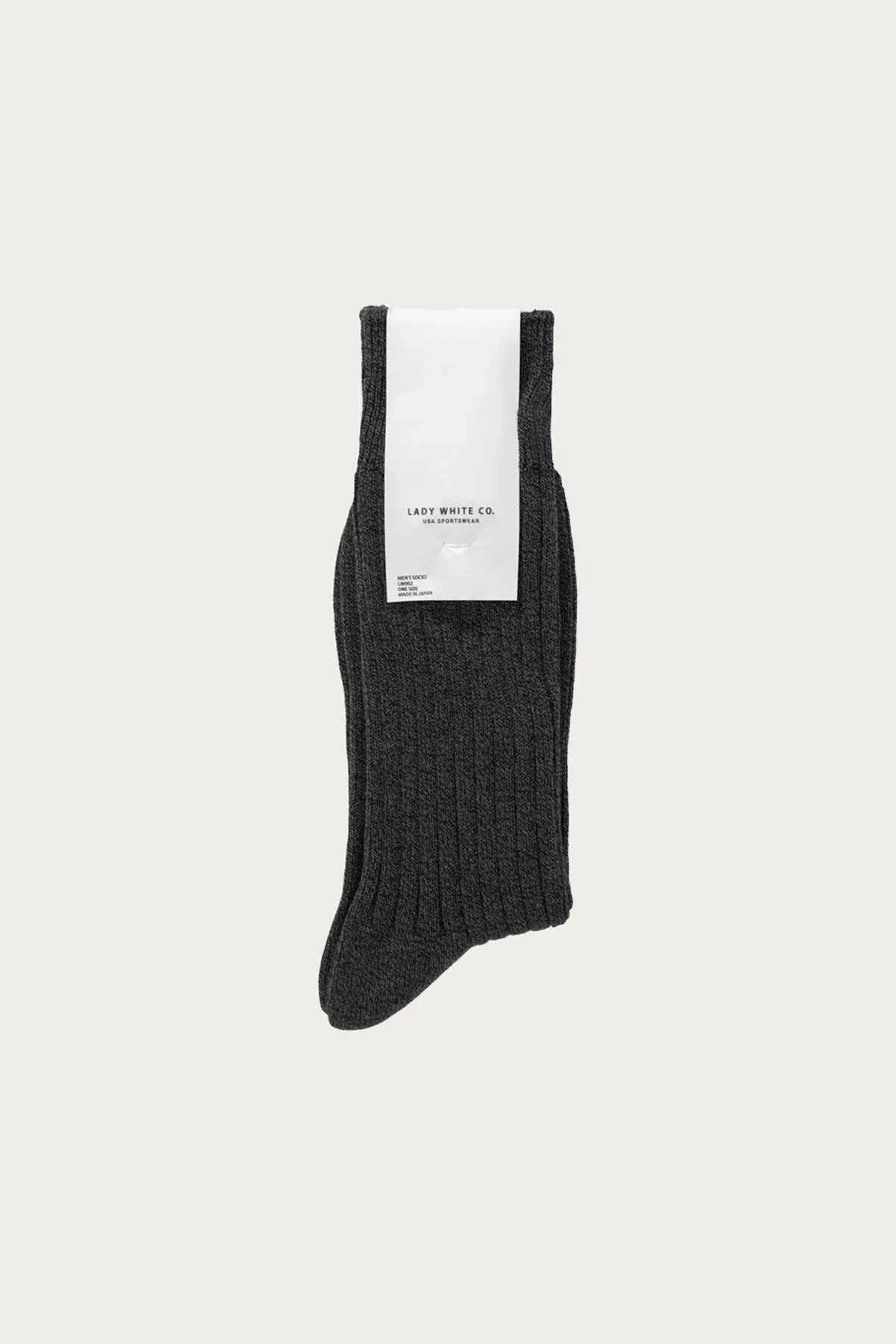 LWC Socks - Black Melange
