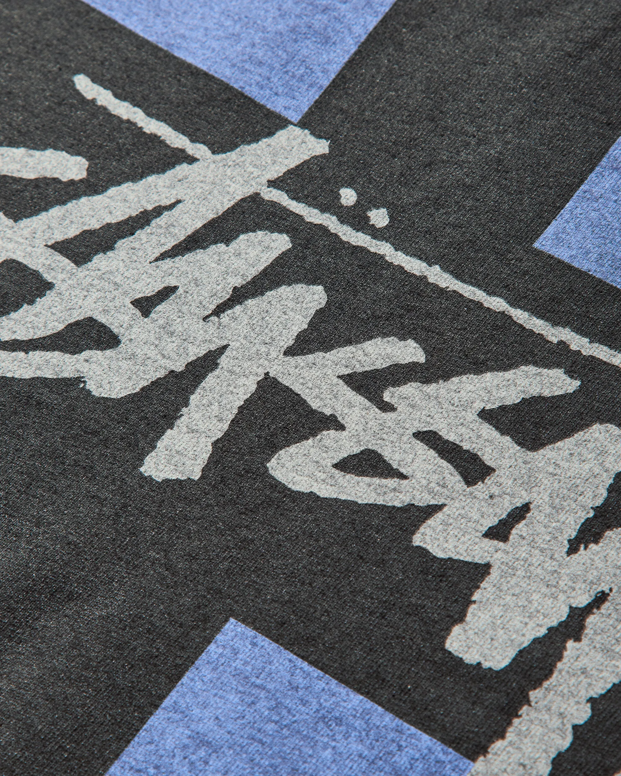 Men's Cross Dot Pigment Dyed T-Shirt Black