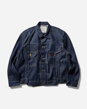 Men's sacai Denim Jacket Rinsed Indigo