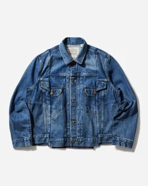 Men's sacai Denim Jacket Vintage Blue