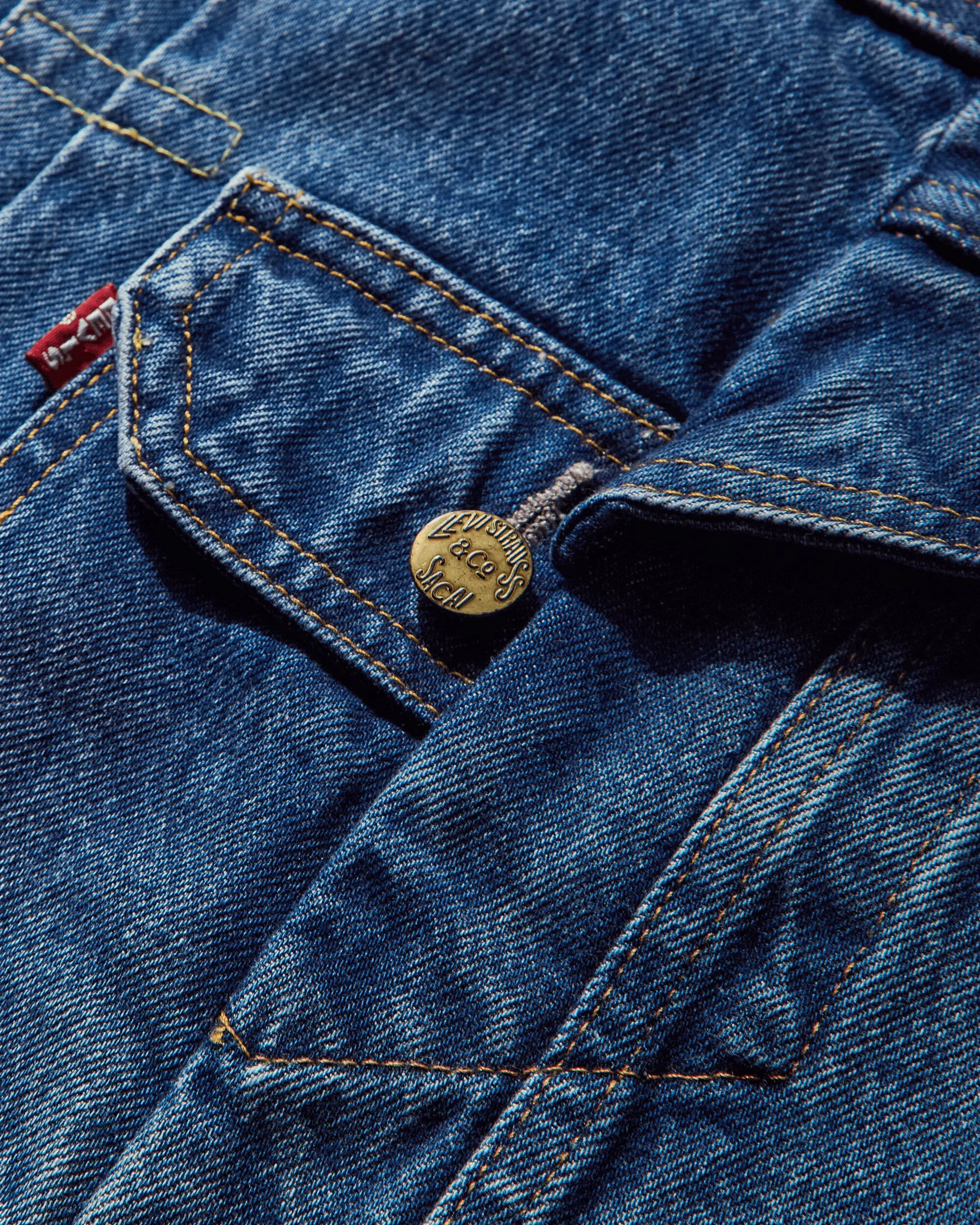 Men's sacai Denim Jacket Vintage Blue