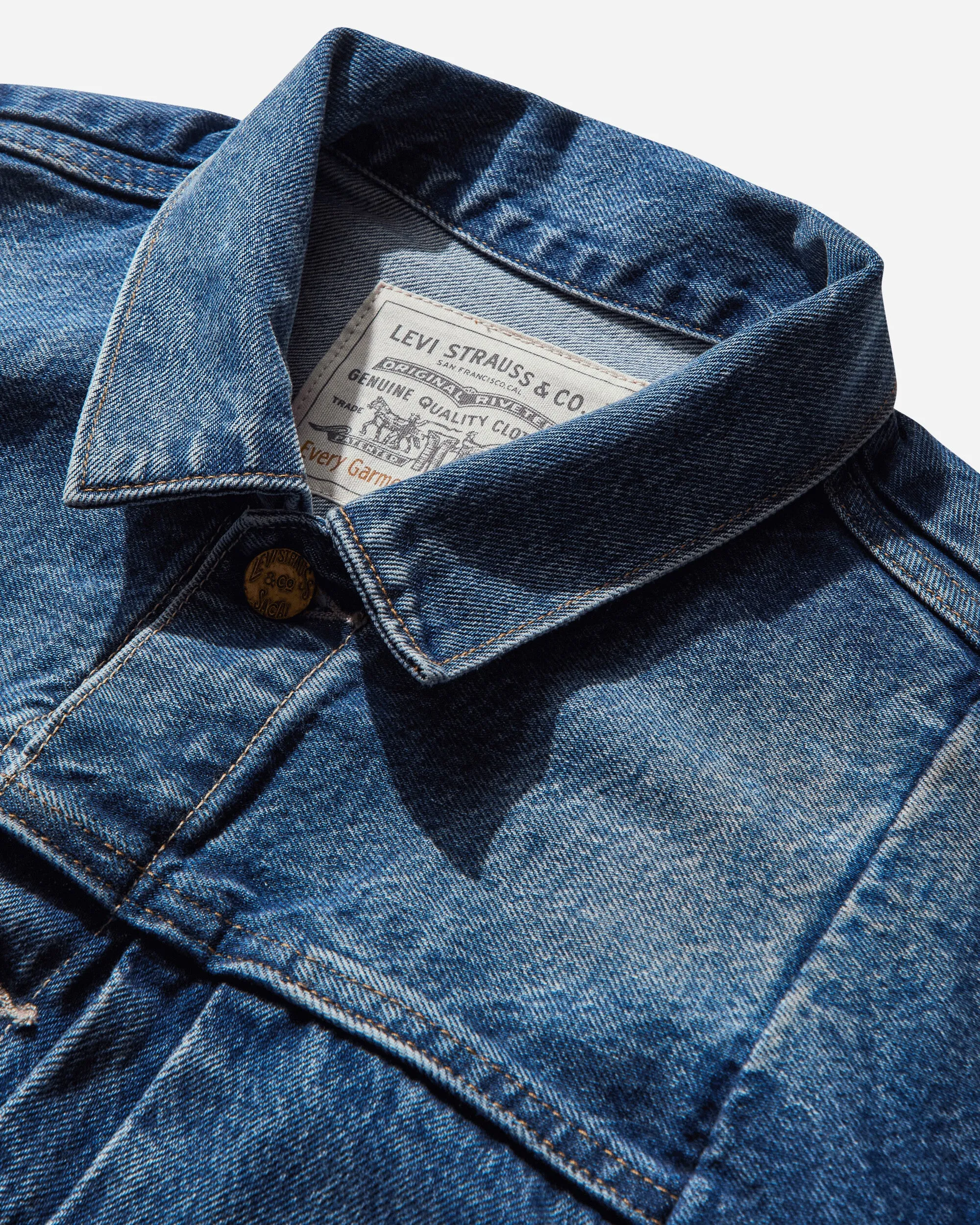 Men's sacai Denim Jacket Vintage Blue