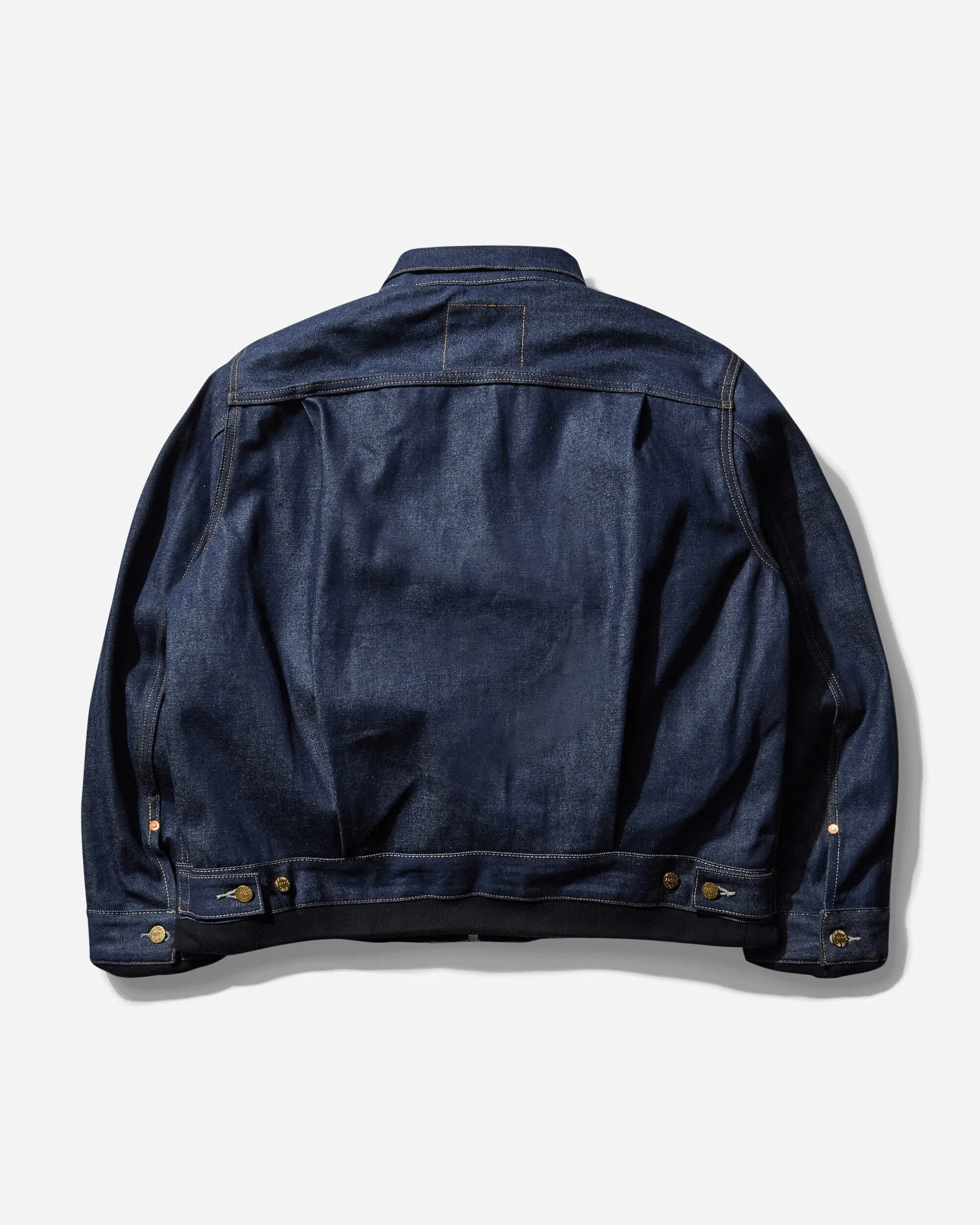 Men's sacai Denim x Nylon Twill Reversible Bomber Jacket Black