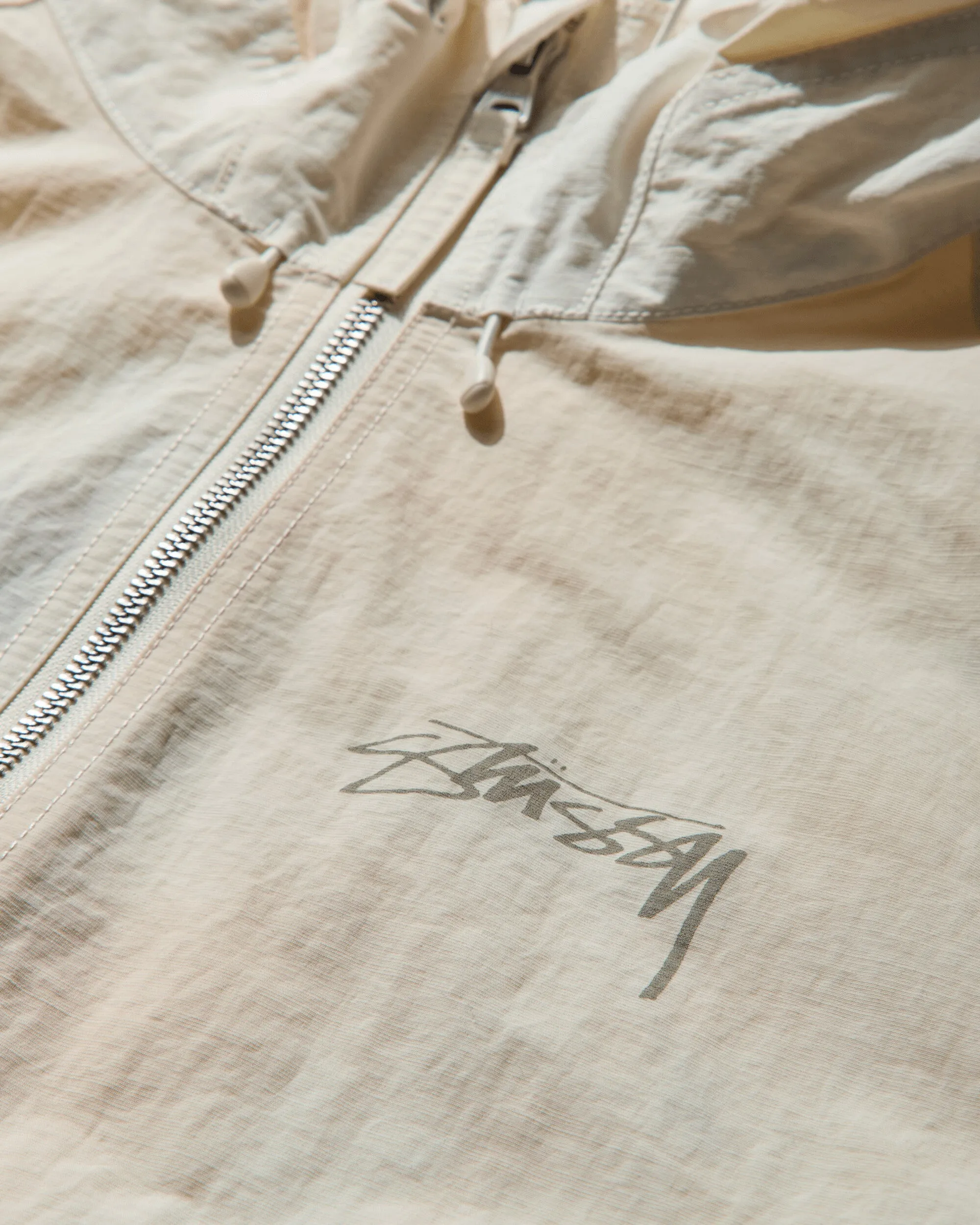 Men's Wave Dye Beach Shell Jacket Bone