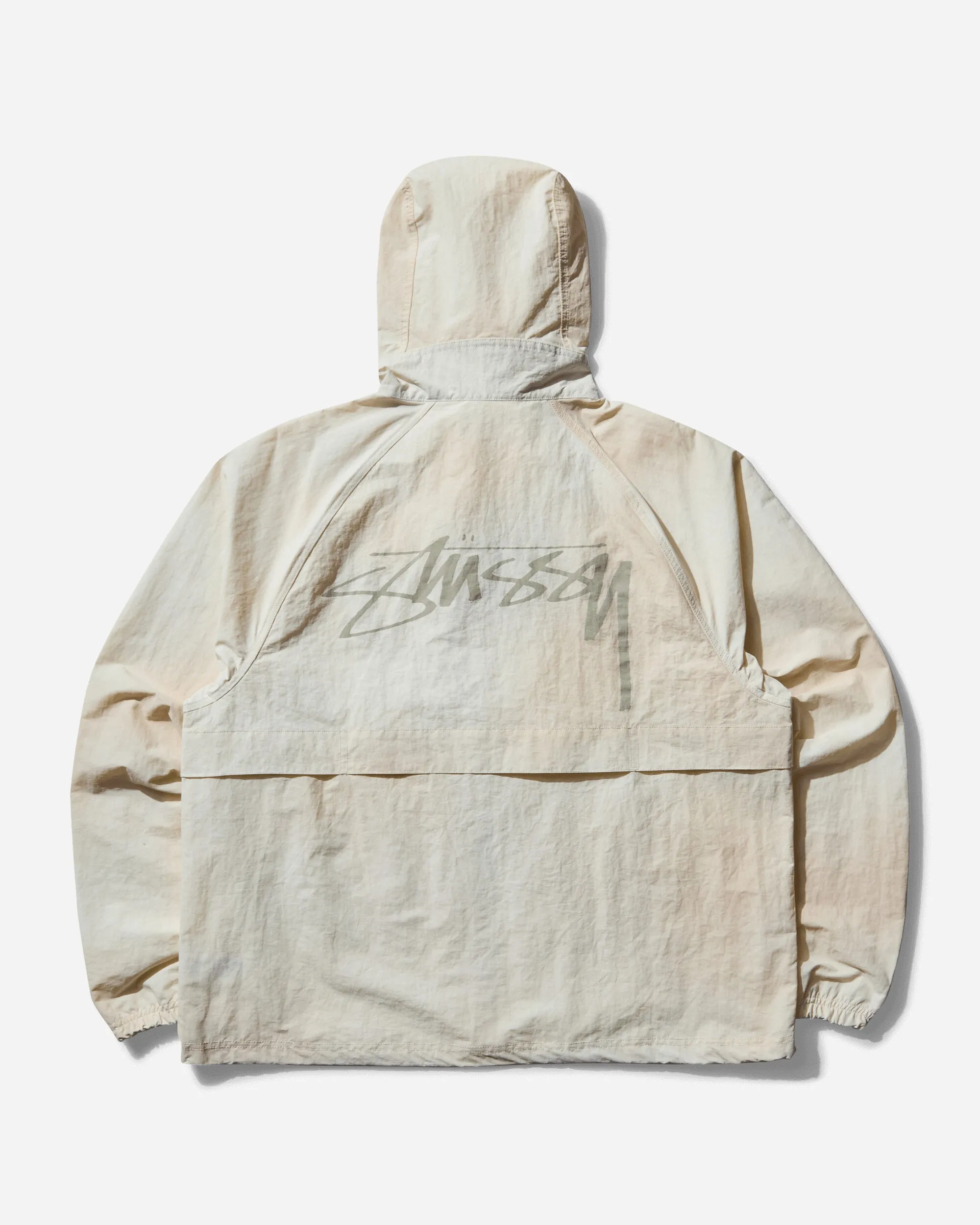 Men's Wave Dye Beach Shell Jacket Bone
