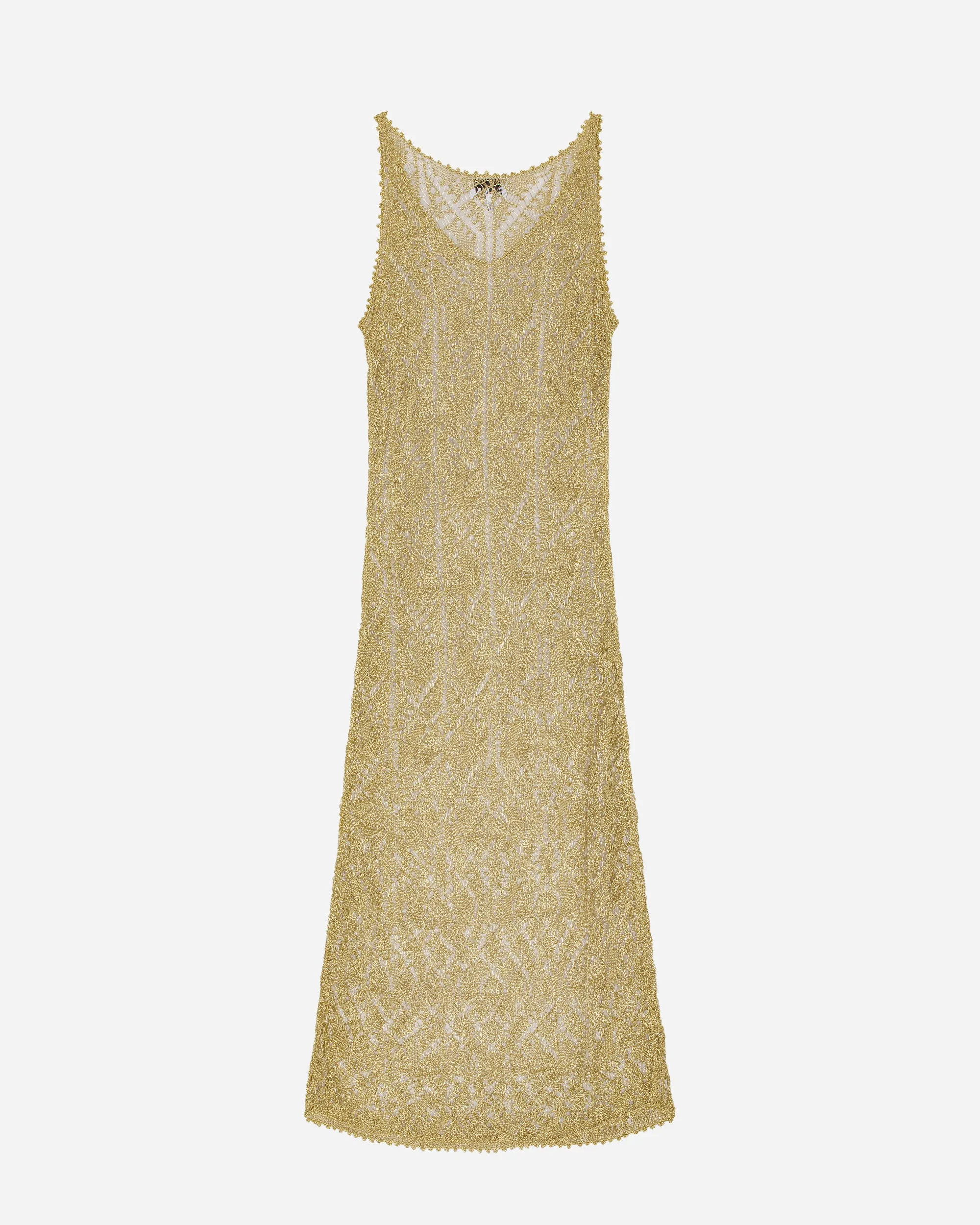 Metallic Strap Dress