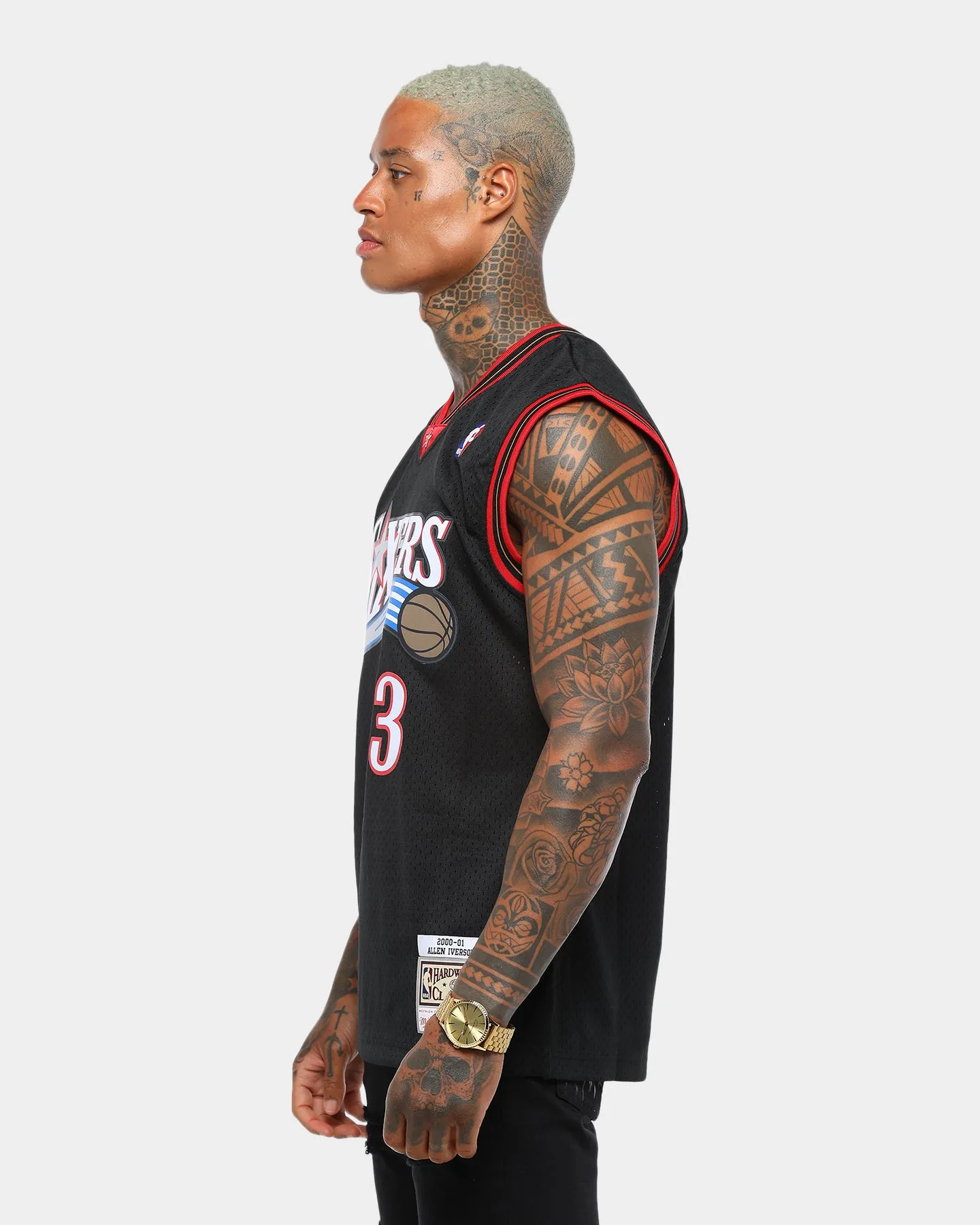 Mitchell & Ness Philadelphia 76ers Allen Iverson #3 Swingman Jersey Black