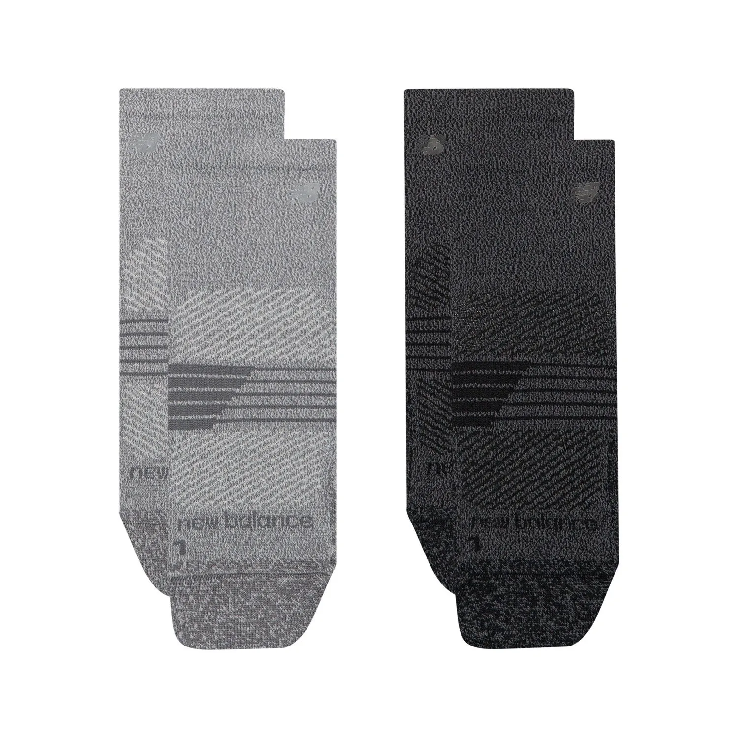 New Balance Pro Training LT Quarter Socks 2 Pack Assorted Colors