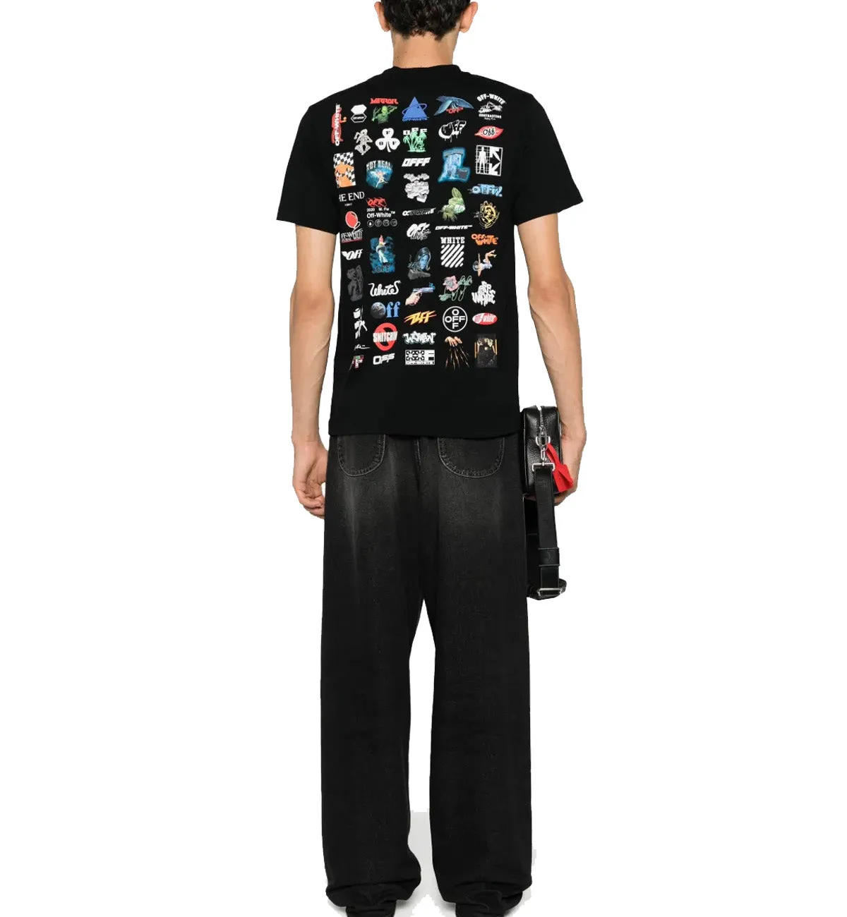 Off-White Logic Cotton T-shirt (Black)
