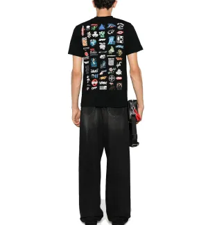 Off-White Logic Cotton T-shirt (Black)