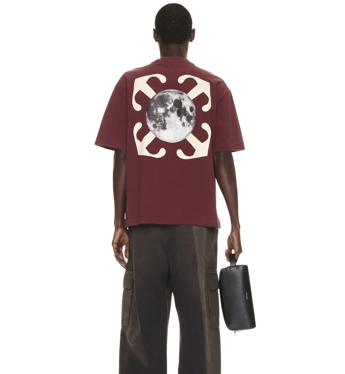 Off-White Moon Arrow Skate (Maroon)