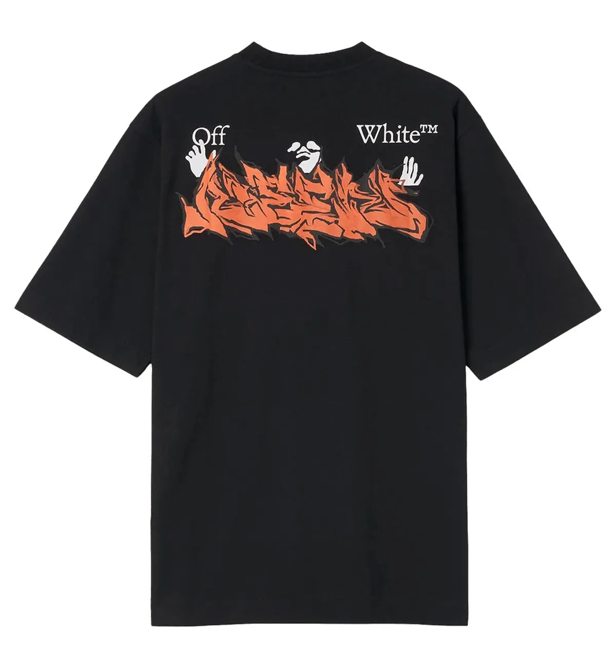 Off-White Neen Logo Skate T-Shirt (Black)