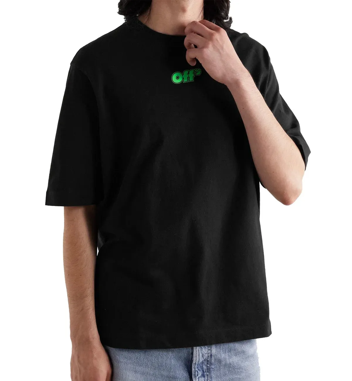 Off-White Rave Flyer Skate T-Shirt (Black)