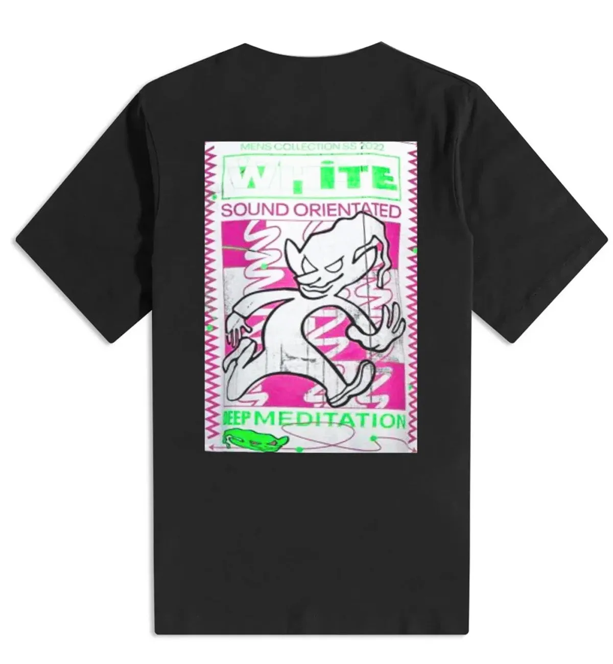 Off-White Rave Flyer Skate T-Shirt (Black)