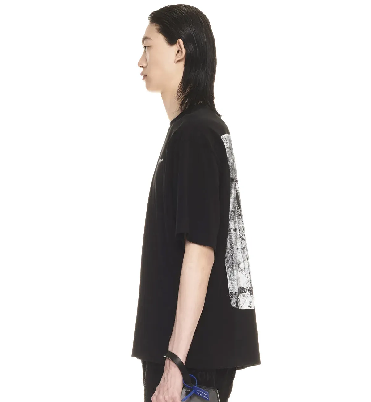 Off-White Scratch Tab Skate T-Shirt (Black)