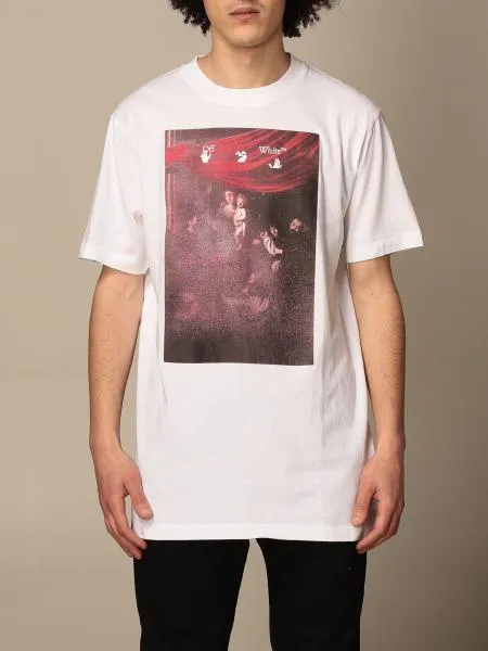 OFF-WHITE Sprayed Caravaggio T-shirt (White)