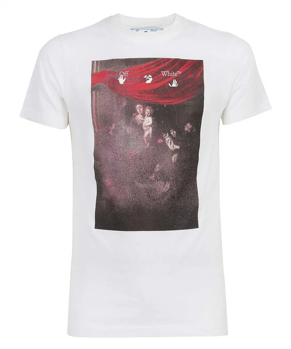 OFF-WHITE Sprayed Caravaggio T-shirt (White)